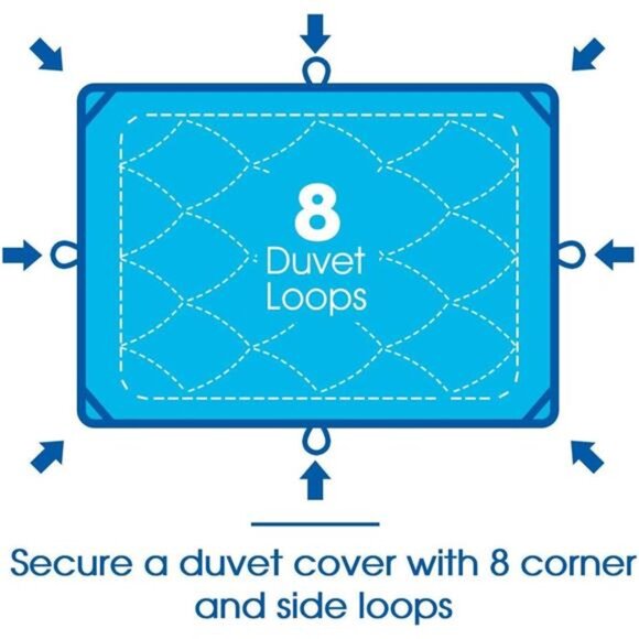 All Season Queen Comforter Winter Warm Soft Quilted Down Alternative - Picture 5 of 7